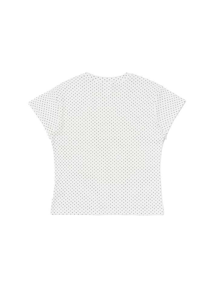 DOT LOGO 반팔 티셔츠 (그레이)