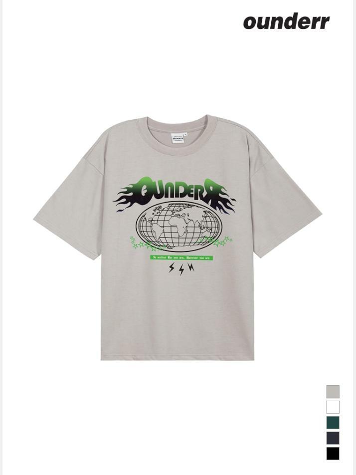 OUR FLAME 반팔 티셔츠 (베이지)