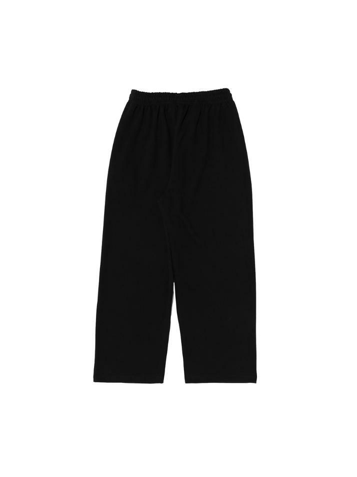 REVERSE 서클 로고 와이드 팬츠 (블랙)