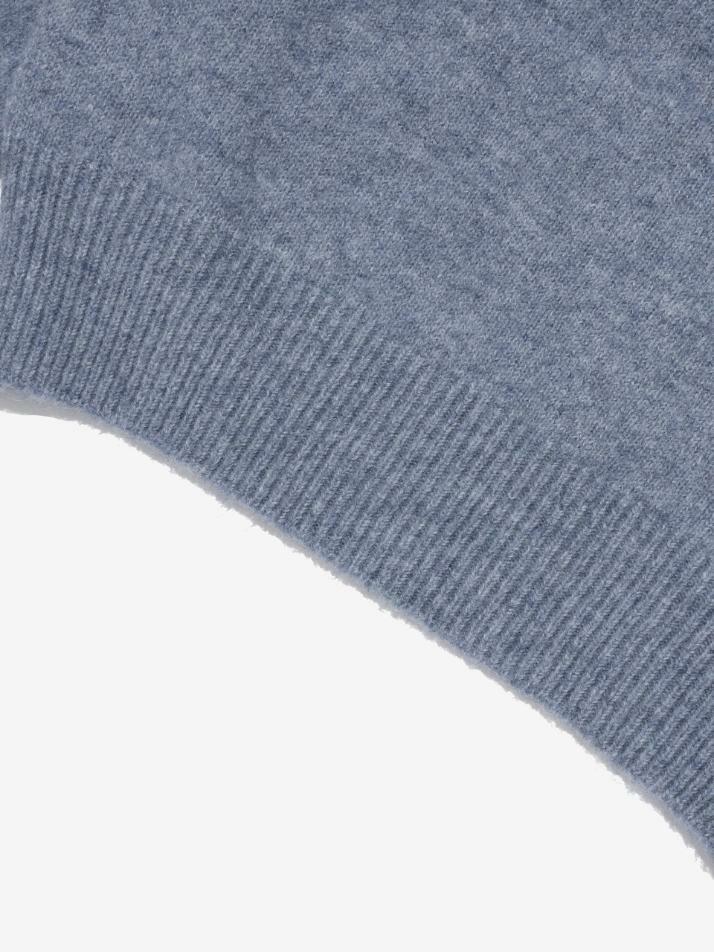 소프트 베이직 라운드 니트 (블루)