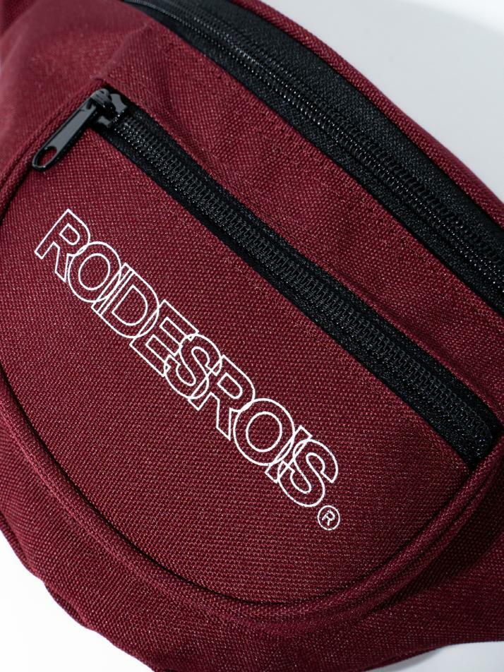 시그니쳐 스트랩 크로스 웨이스트백 (버건디)