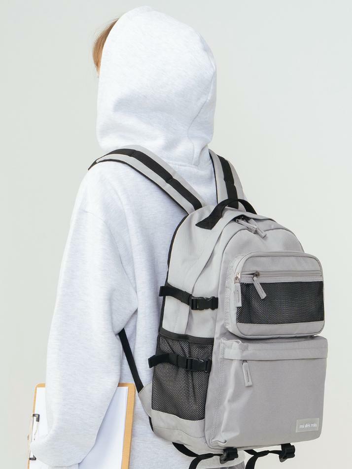 블라인드 커버 백팩 (그레이)