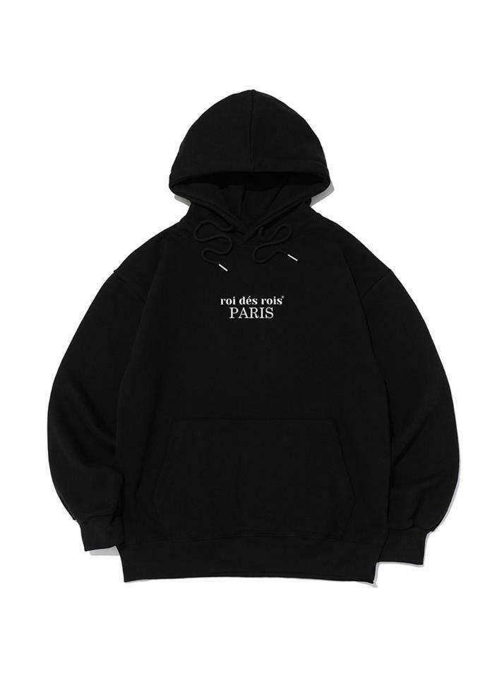 [기모/NO기모] 오리진 파리 후드티셔츠 (블랙)
