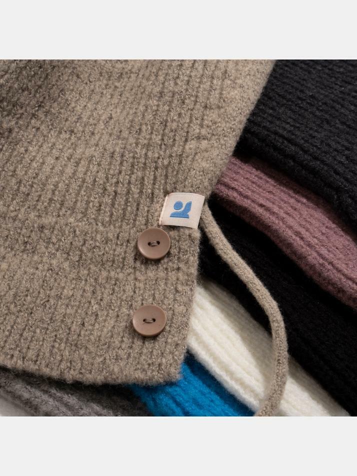 클래식 버튼 스트링 바라클라바 (7색상)