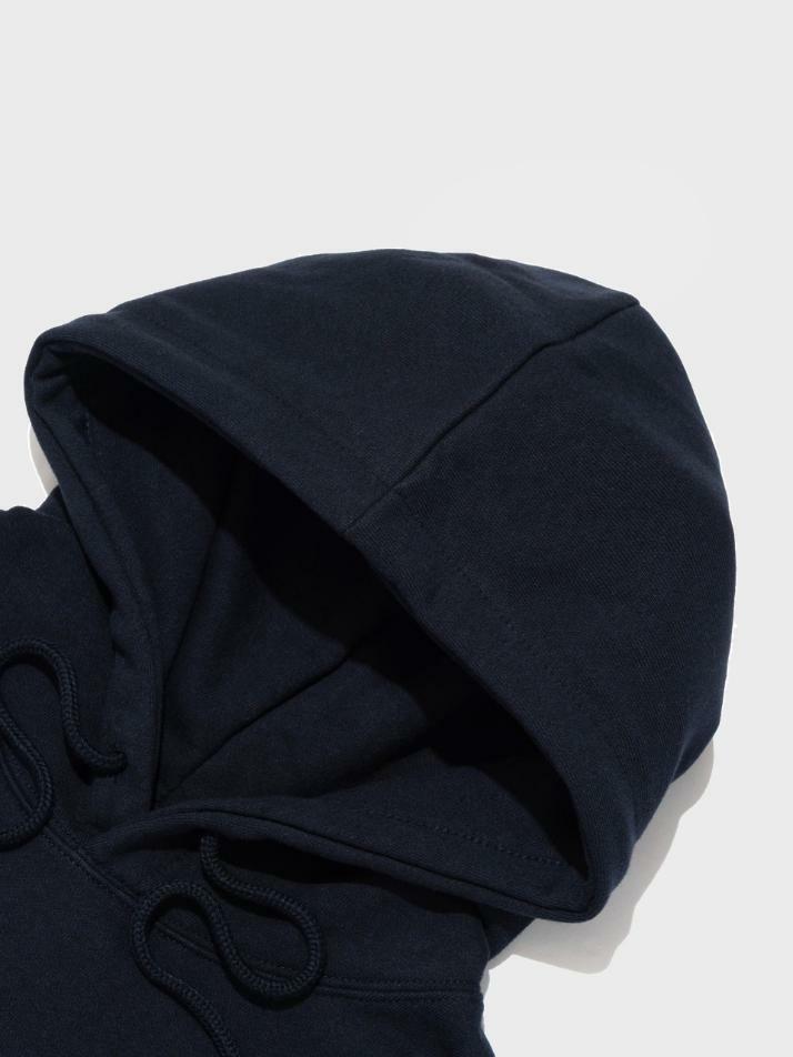 빈티지 서클 후드 티셔츠 (네이비)