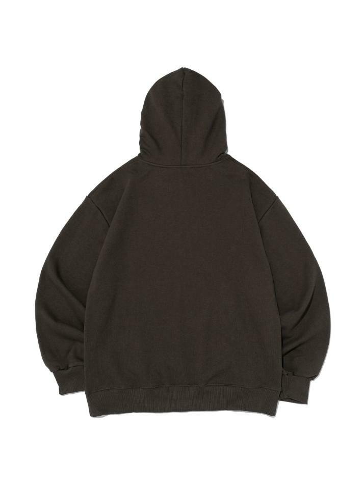 C 로고 후드 티셔츠 (카키)