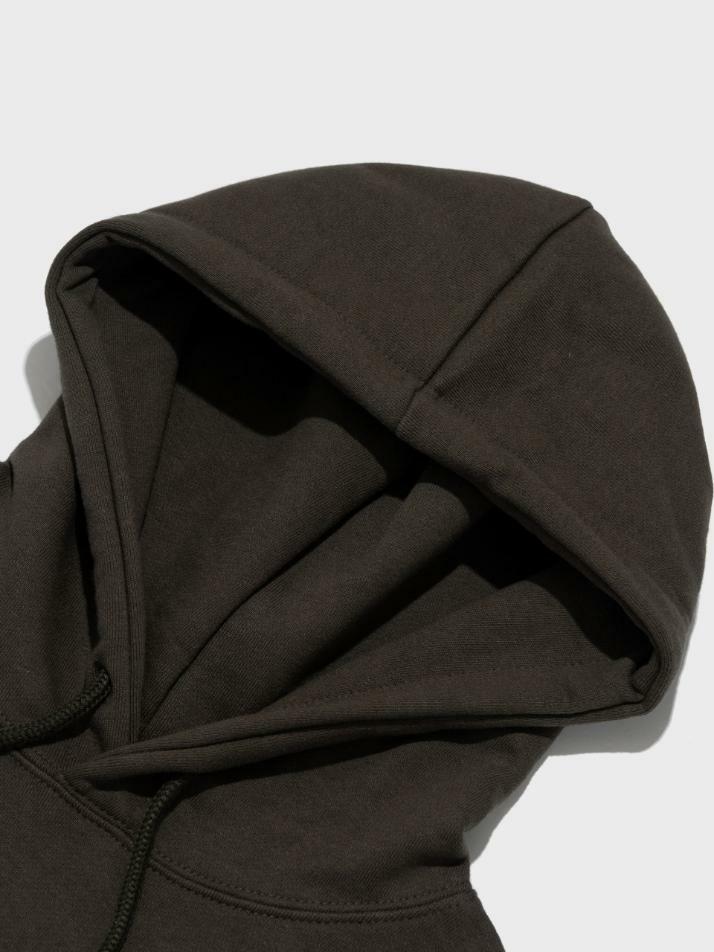 C 로고 후드 티셔츠 (카키)