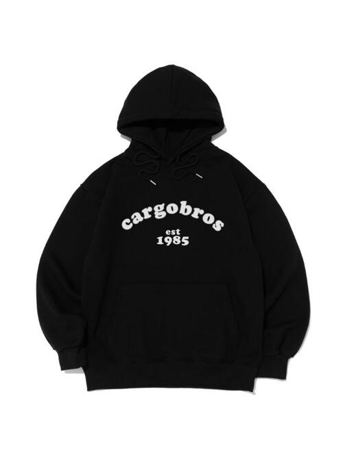 아치 로고 1985 후드 티셔츠 (블랙)