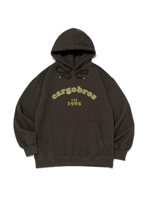 아치 로고 1985 후드 티셔츠 (카키)