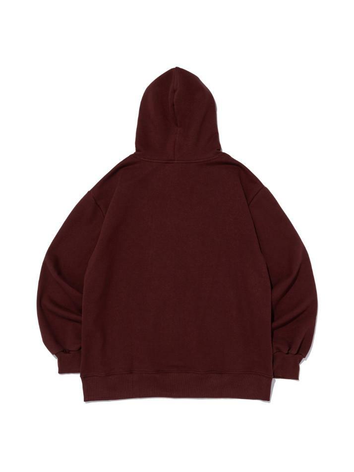 아치 로고 1985 후드 티셔츠 (와인)