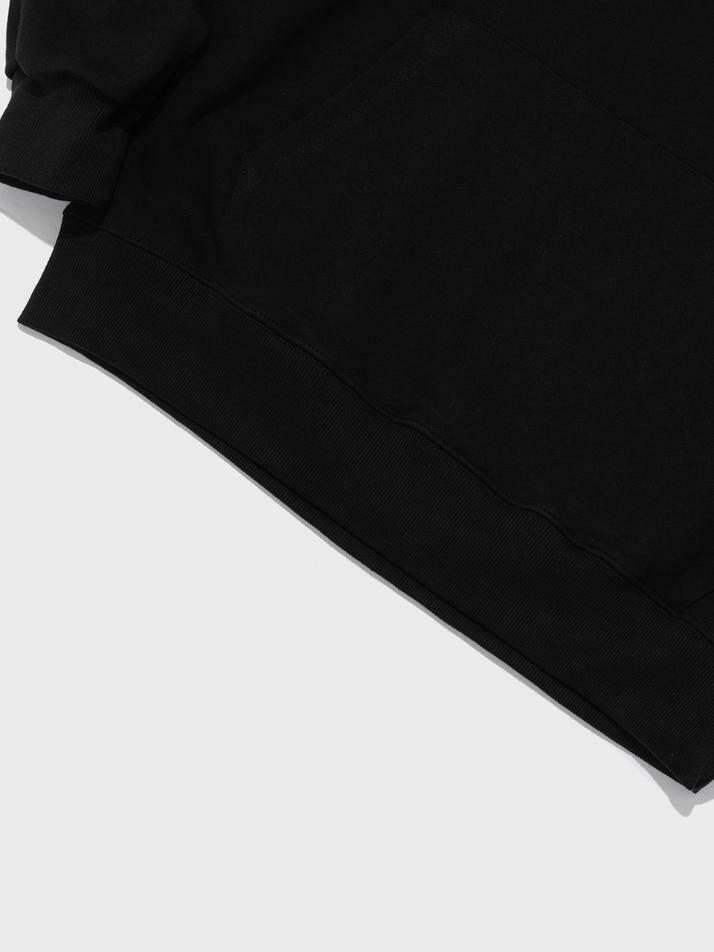 [기모/NO기모] 볼드 러브 후드티 (블랙)