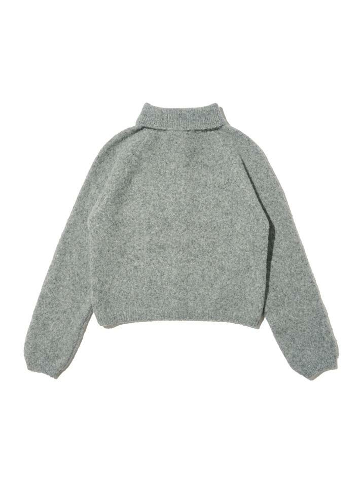 코지 포켓 니트 가디건 (그레이)