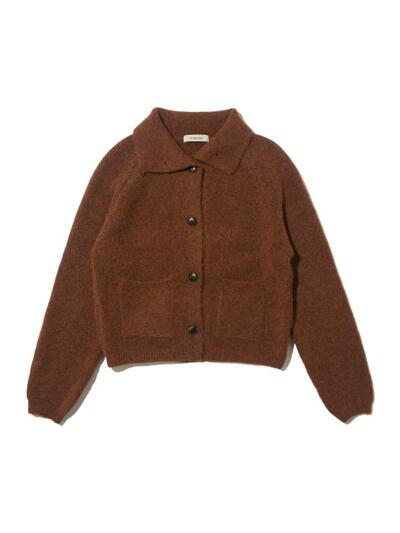 코지 포켓 니트 가디건 (브라운)