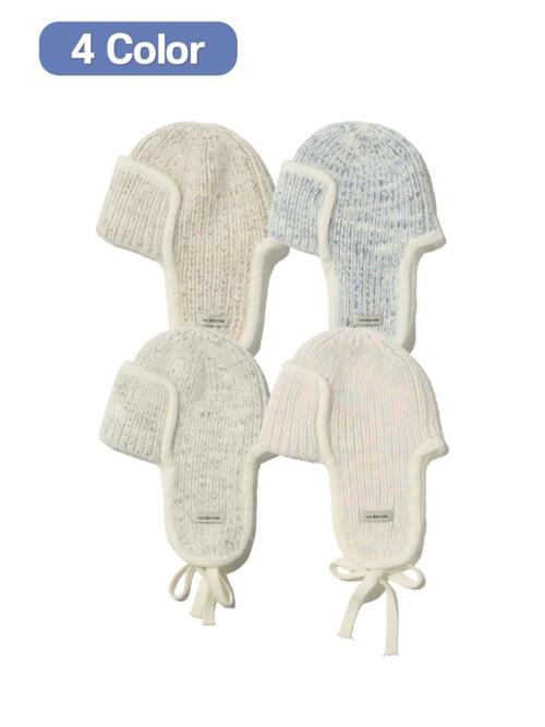 몽글 니트 윈터 트래퍼 (4컬러)