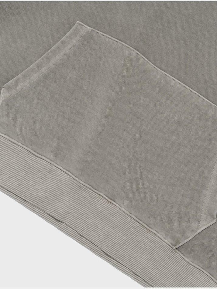 모노 컬랙션 캣 피그먼트 오버핏 후드 티셔츠 (더스트 베이지)