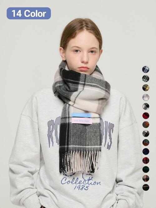 홀리데이 에디션 체크 머플러 (14색상)