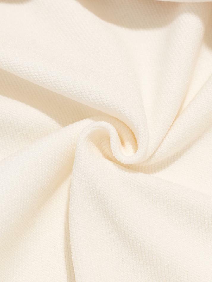 빈티지 어센틱 로고 후드 티셔츠 (아이보리)