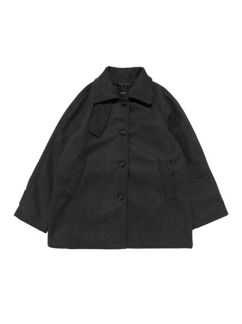 테일러드 하이넥 하프코트 (차콜)