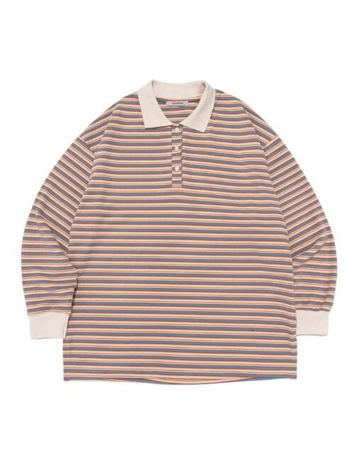 이지 스트라이프 카라티셔츠 (아이보리)