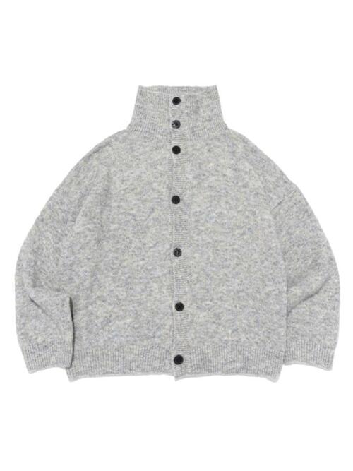 시티 무드 하이넥 니트 가디건 (소라)