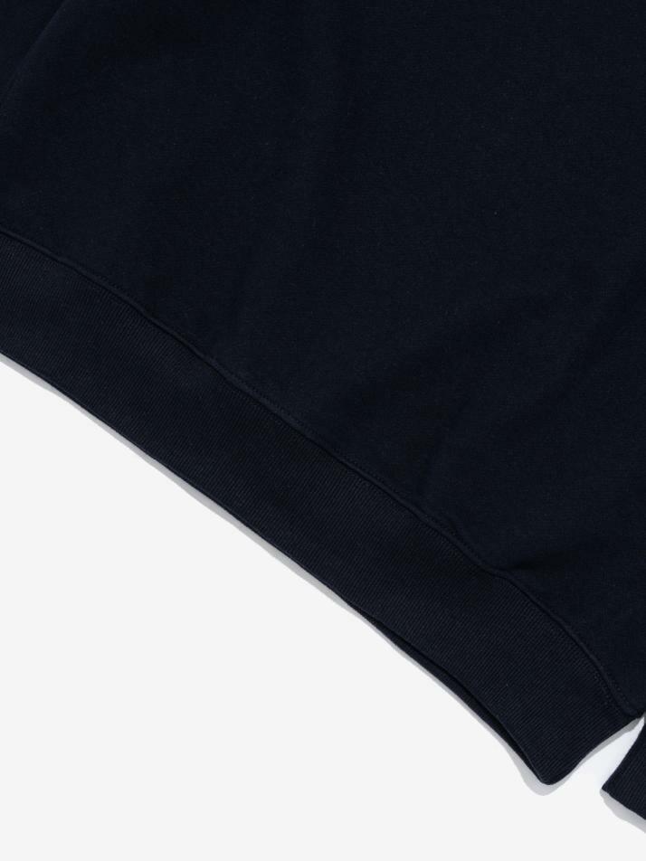 [기모선택] ROCK STAR CAT 오버핏 맨투맨 (네이비)