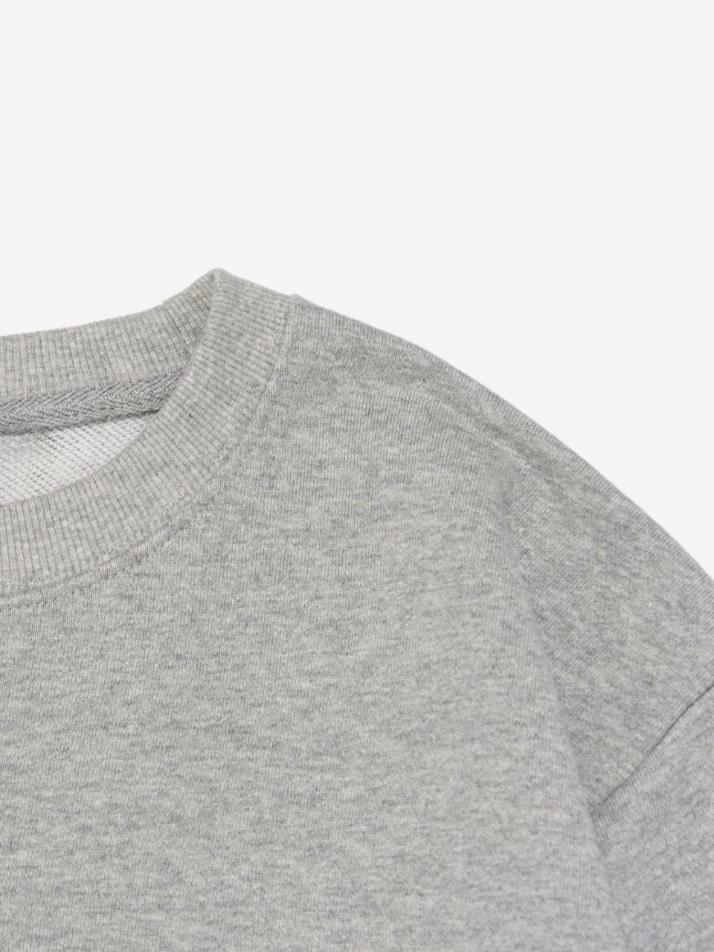 하트 팬던트 그래픽 맨투맨 (그레이)