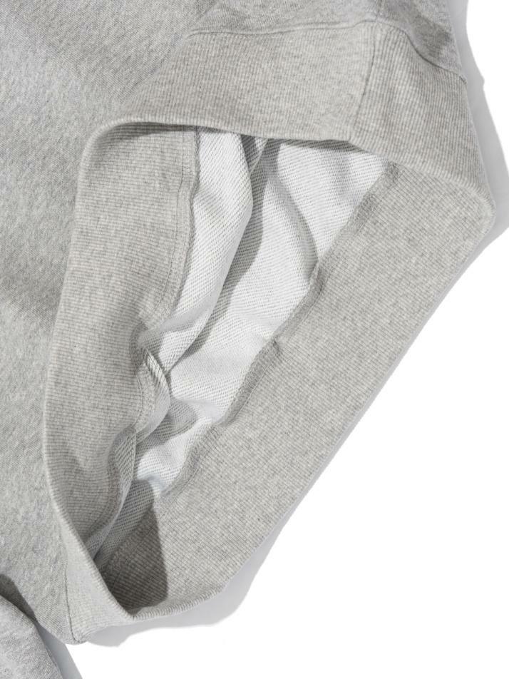 하트 팬던트 그래픽 맨투맨 (그레이)