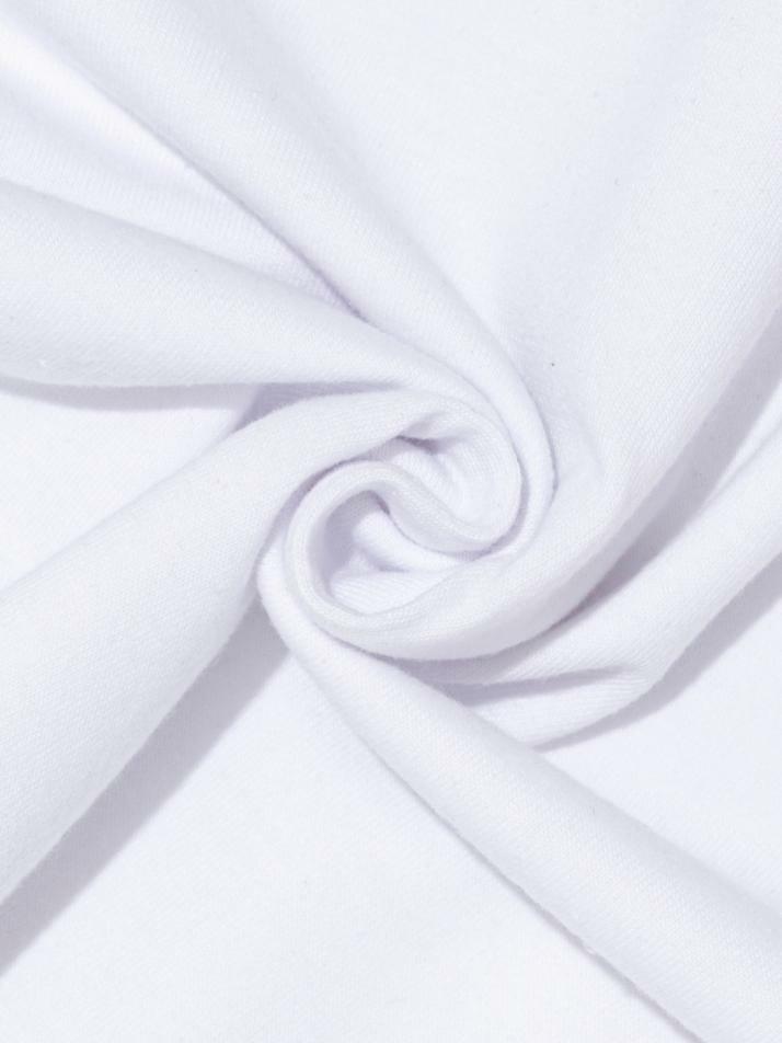 스타 포인트 애플 그래픽 반팔티 (화이트)