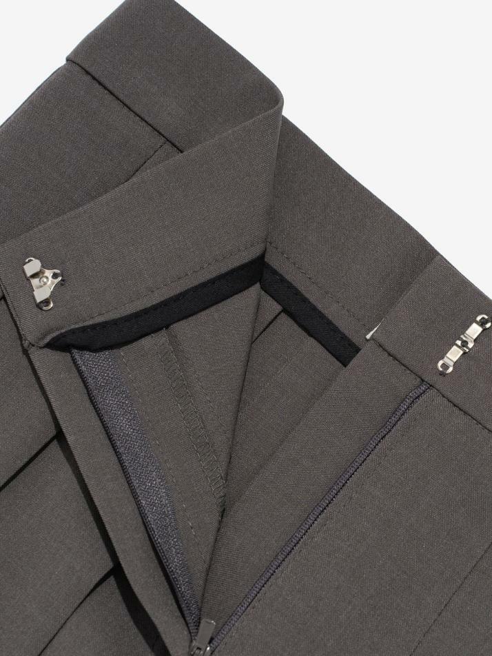 프레피 플리츠 테니스 미니스커트 (그레이)