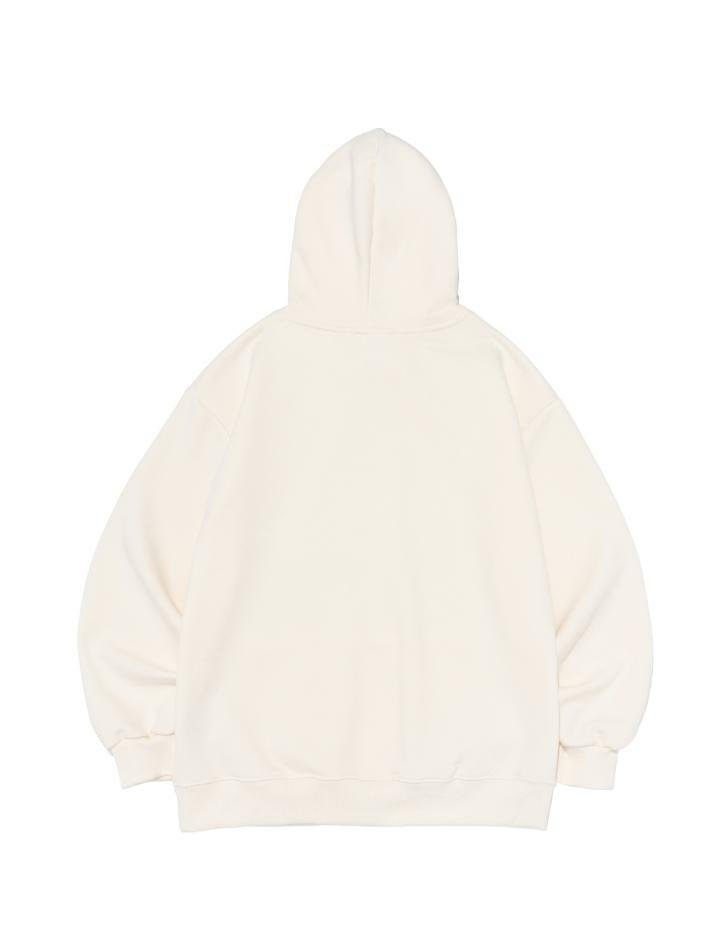 로아드로아 X 베르니 ROA WITH BERNI 로고 후드티 (아이보리)