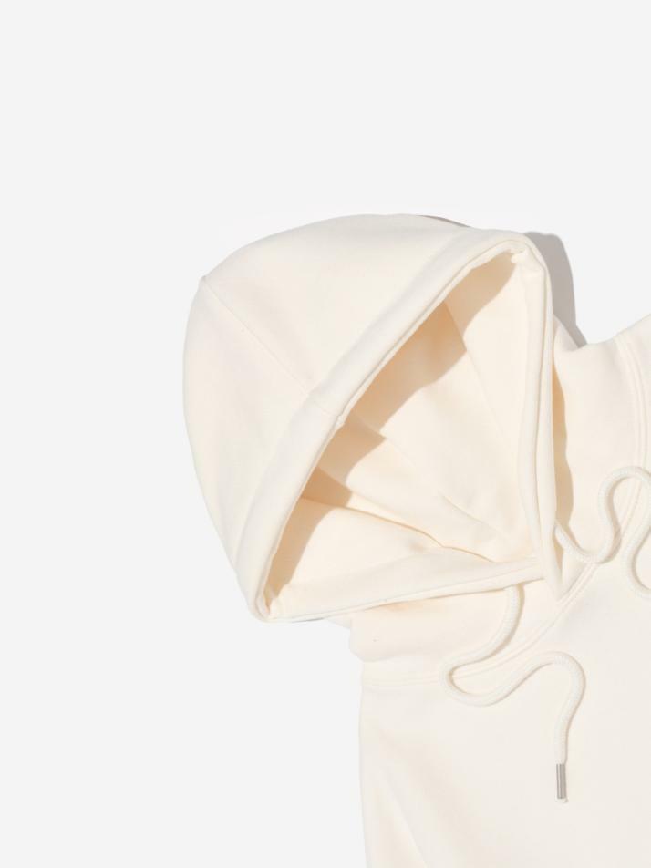 로아드로아 X 베르니 ROA WITH BERNI 로고 후드티 (아이보리)