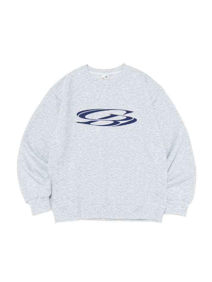 빈티지 서클 맨투맨 (라이트그레이)