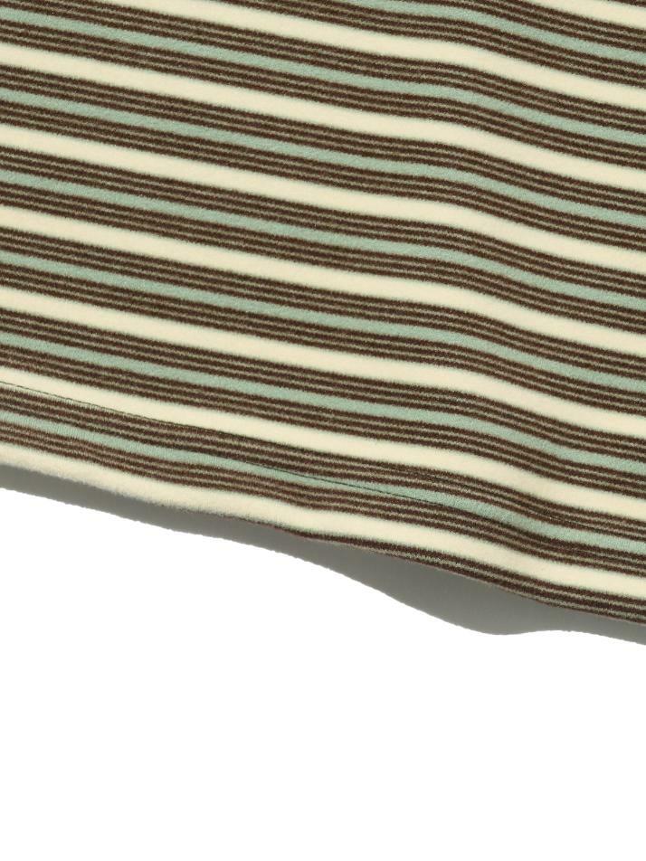 스트라이프 레이어드 긴팔티셔츠 (카키)