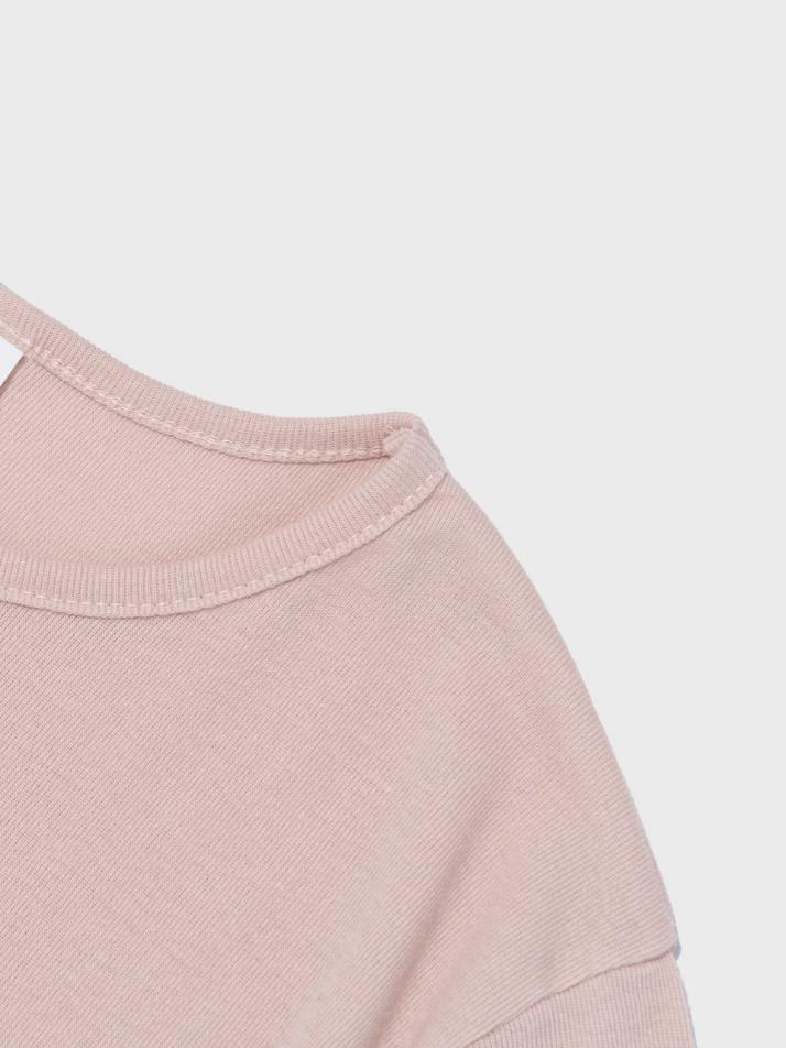 CFW 도트 로고 숏 반팔 티셔츠 (핑크)