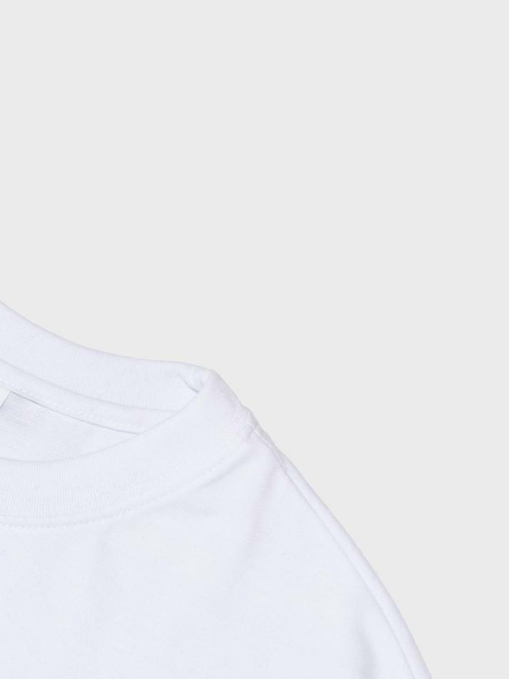 더 블루 웨이브 그래픽 반팔 티셔츠 (화이트)