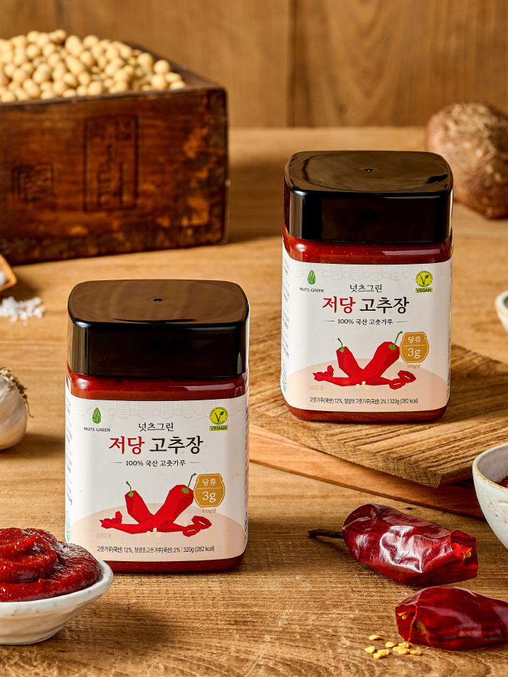넛츠그린 저당 국산고춧가루 글루텐프리 고추장 320g