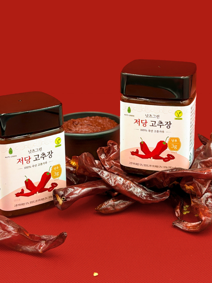 넛츠그린 저당 국산고춧가루 글루텐프리 고추장 320g