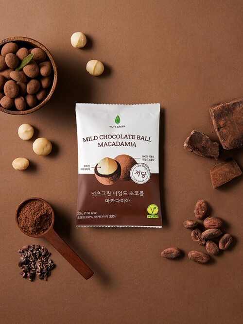 넛츠그린 마카다미아 비건 마일드  초코볼 150g