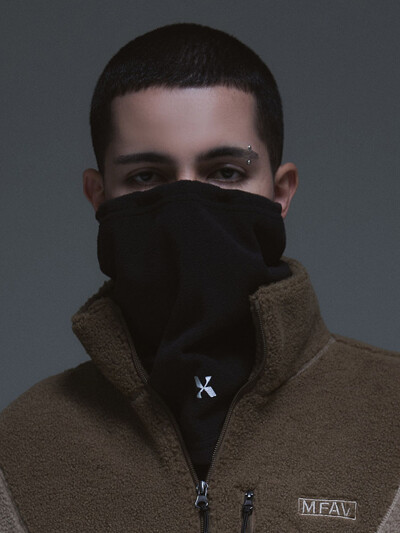 써모 라이트 넥 워머 블랙