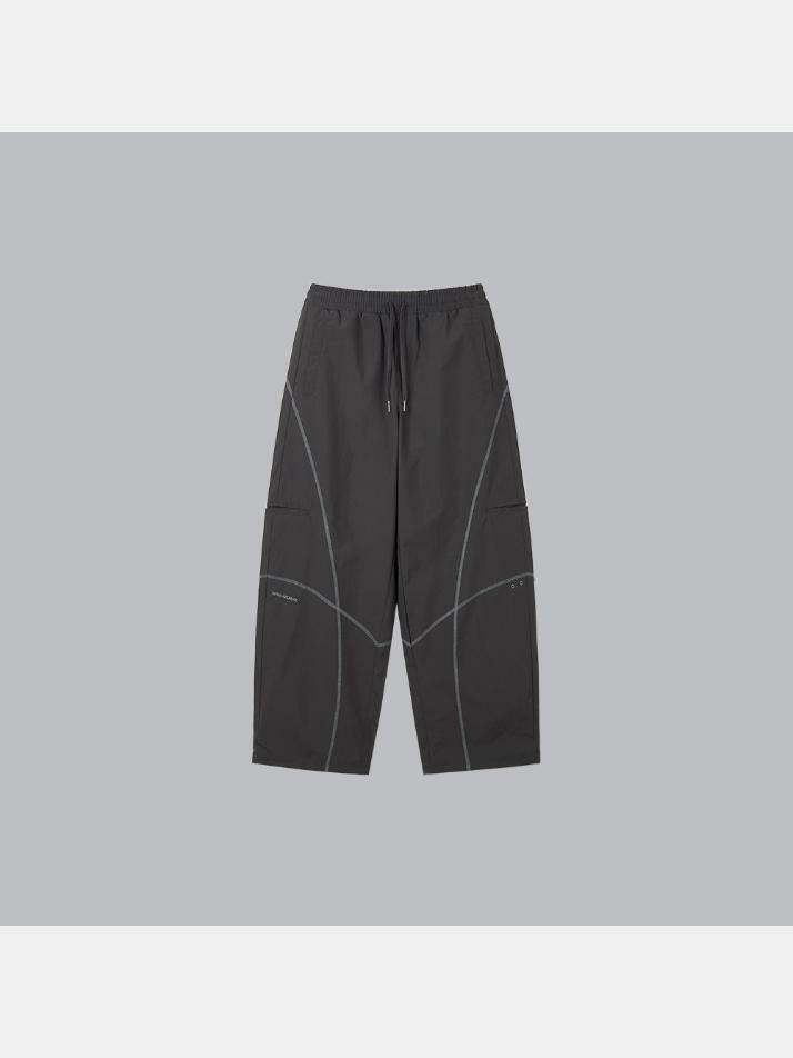 테크라인 립포켓 아노락 팬츠 차콜