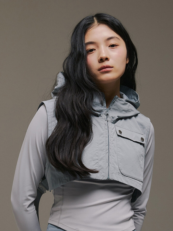 테크웨어 트윈포켓 러너 베스트 블루