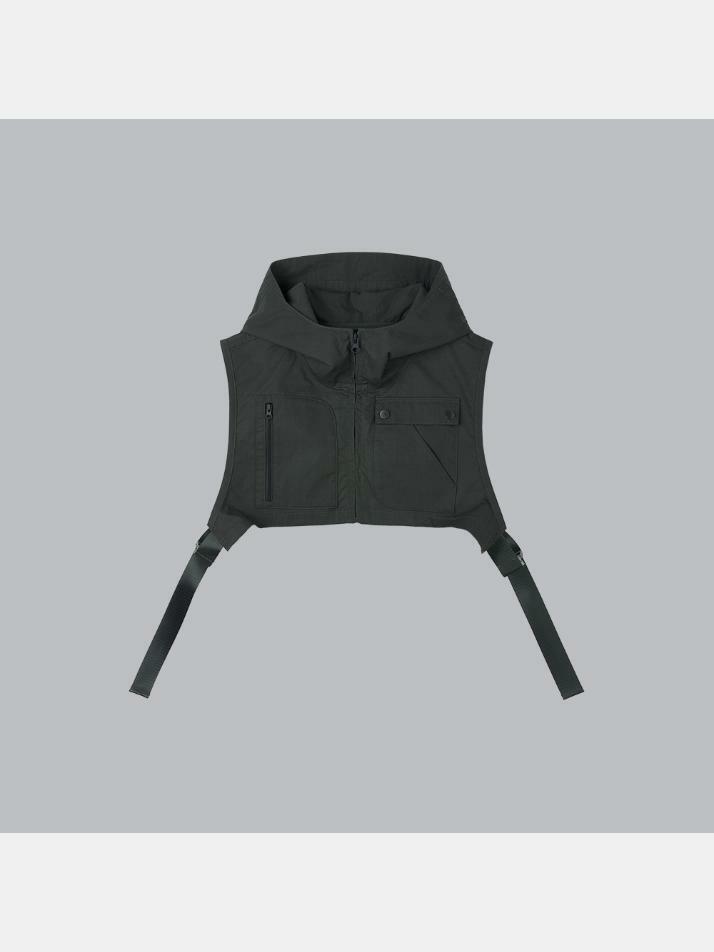 테크웨어 트윈포켓 러너 베스트 차콜