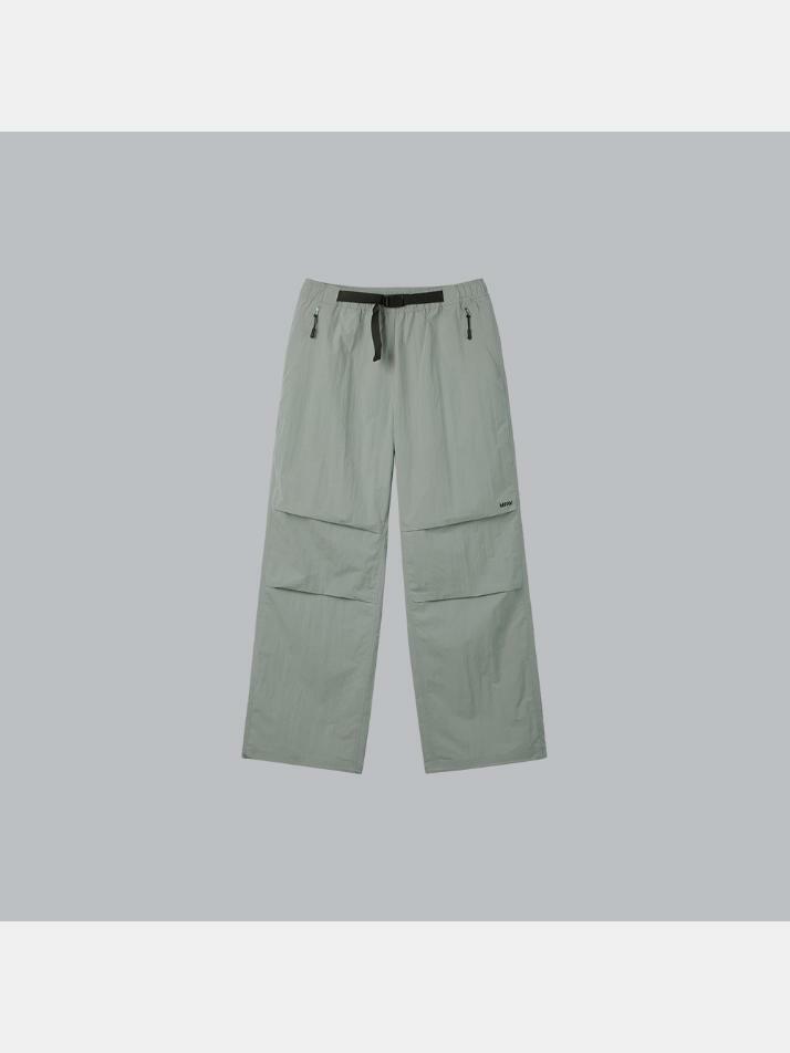 유틸리티 투턱 버클 팬츠  라이트그레이