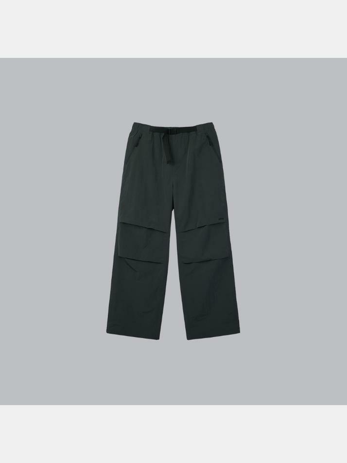 유틸리티 투턱 버클 팬츠  다크그레이