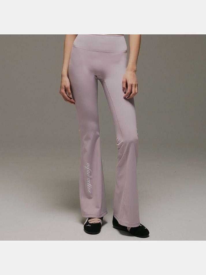 서포티브 크로스 부츠컷 레깅스 라벤더