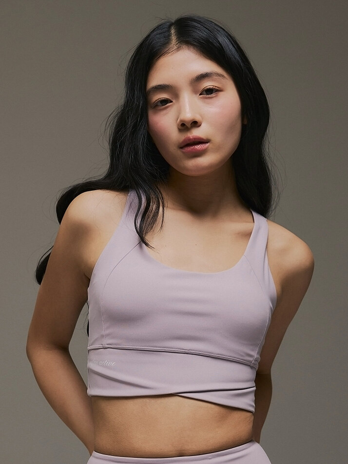 서포티브 크로스 소프트 브라탑 라벤더