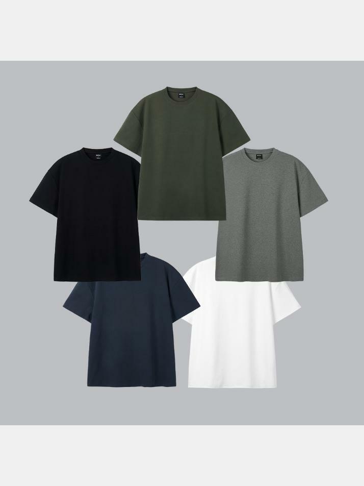 베이직 컴피 오버 숏슬리브