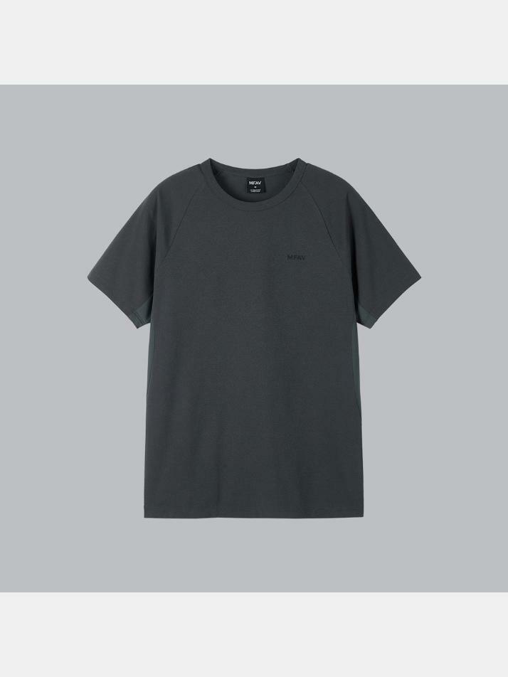 사이버 매쉬 머슬 숏슬리브 차콜