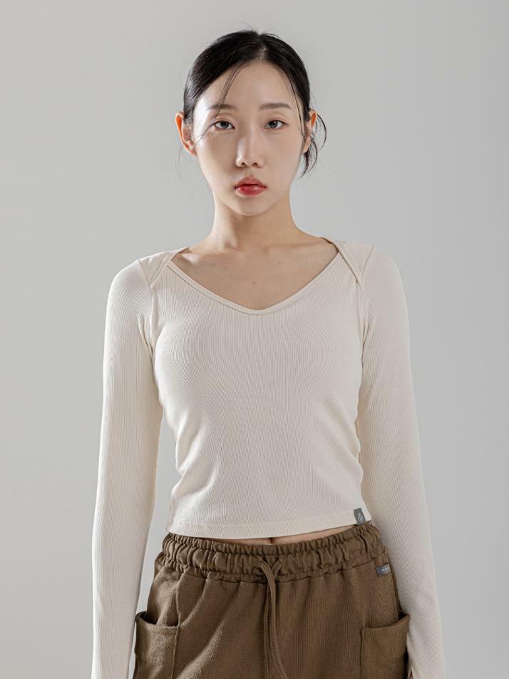 핑거홀 골지 긴팔탑 2TT5236