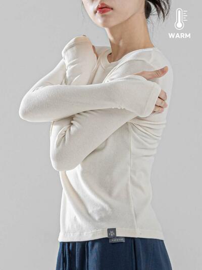 골지 웜 롱 슬리브 3TT4370